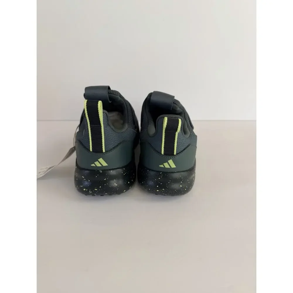 adidas Lite Racer Adapt 7.0 Kids Sneakers Gray/Black/Green US 5/ 6.5W